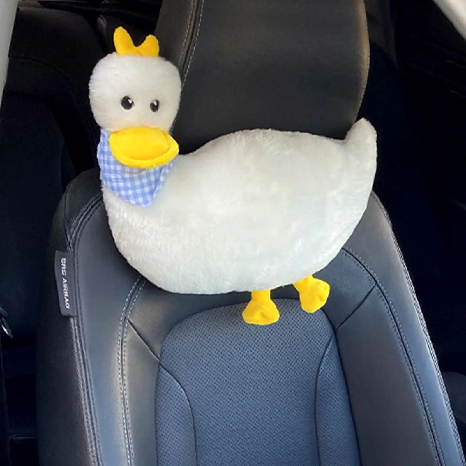 Car Headrest Plush Love Neck Pillow Seat Universal Lumbar Pillow Support Accessories Back Car Cushion F2E0