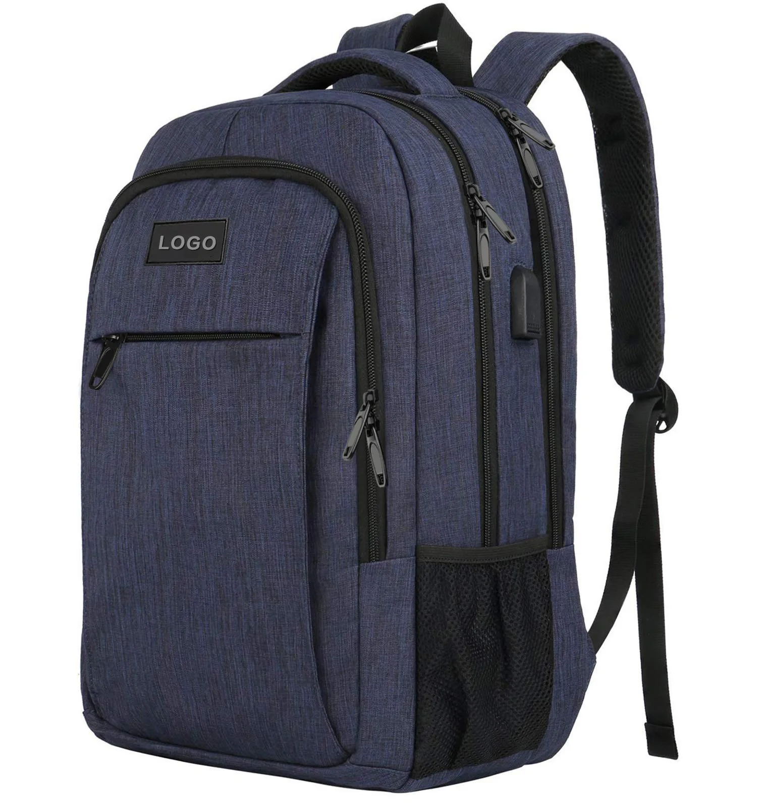 

Travel Laptop Backpack with USB Charging Port, Water Resistant College School Computer Bag for Men & Women Fits 15.6 Inch