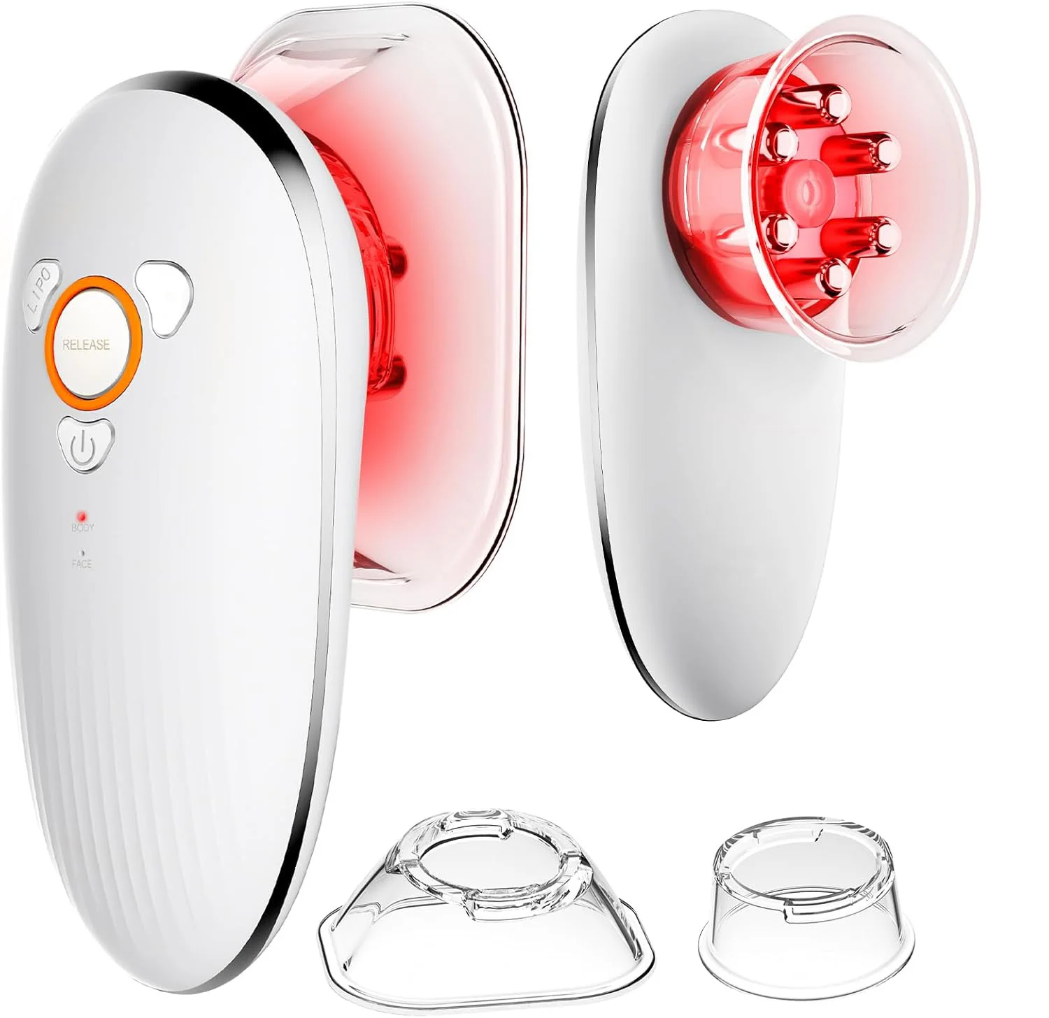 Face & Body Sculpting Massager Anti-Cellulite Slimming Device Fat Burner Shaping Machine with LED Light Therapy for Weight Loss