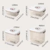 Food Vacuum Storage Box Fresh-Keeping Sealed Canister Large Capacity Food Organizer Dispenser for Kitchen Storage Box 6