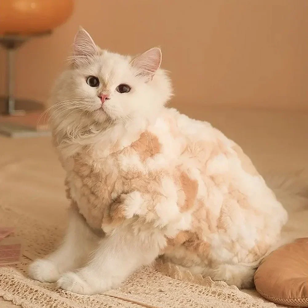 Soft Autumn and Winter Warm Pet Vest L-XXL Small and Medium-sized Cat/dog Warm Clothing Home Pet Clothing Pet Accessories