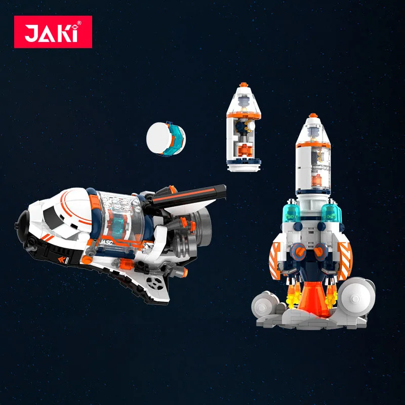 Space Exploration Astronaut Rocket Building Block Toy Gift