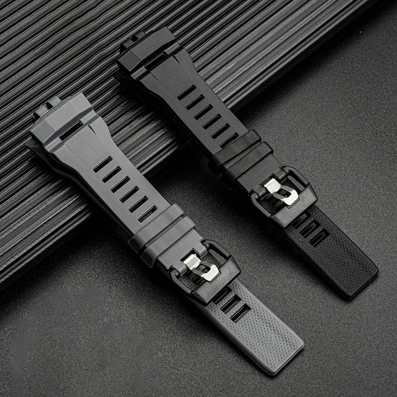 Quality Designer Silicone 24 mm Watch Strap G-30702B-WHT_K0013792 main image 0