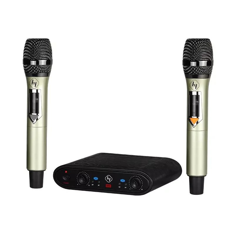 

Family Karaoke Professional VHF Sound Card Handhold Wireless Microphone M100