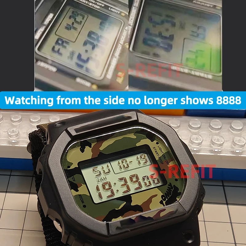 고화질 디스플레이 화면 DW5600 GWB5600 GWM-B5000 GWM5610 GW5600 업그레이드 STN LCD 화면 모드 (카시오용) 고대비 화면