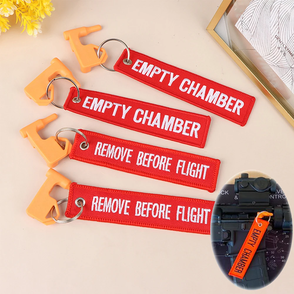 

1/2Pcs/Set Tactical Chamber Safety Flag Includes Built-in Flathead Tool Hunting Accessories