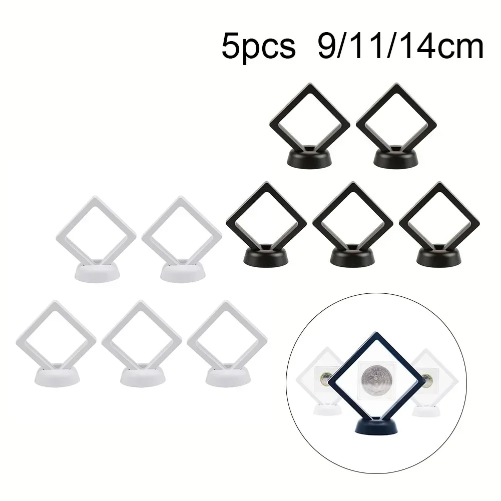 Display Case 5pcs 9/11/14cm For Jewelry Ring Coin