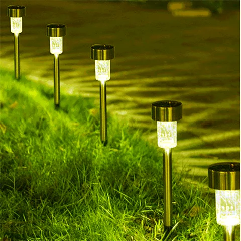 Solar Garden Light Outdoor Solar Power Lantern Waterpoof Landscape Decoration Lighting for Path Yard Lawn Sunlight Lamp
