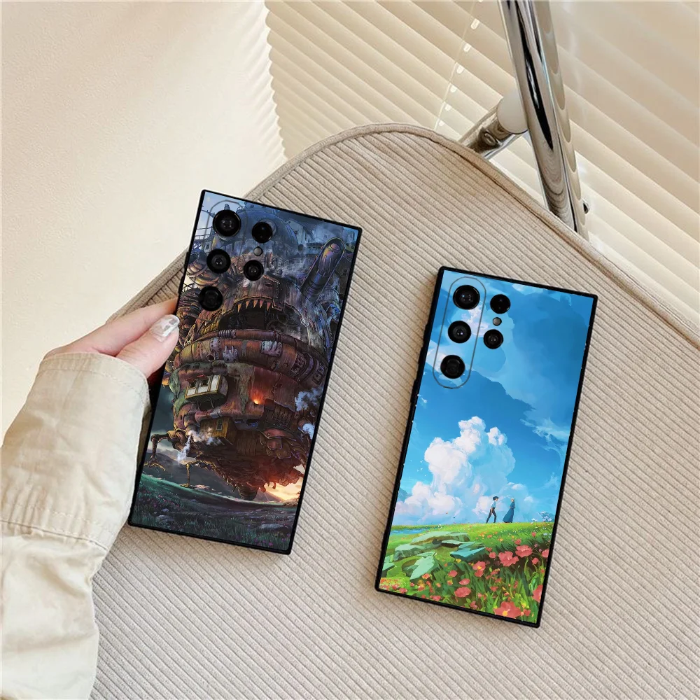 Movie H-Howls Moving Phone Case For Samsung Galaxy S25 Ultra S22 S23 ...