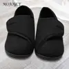 Unisex Diabetic Shoes Wide Walking Shoes with Adjustable Closure Slip-On Orthopedic Shoes Hook and Loop Sneakers for Elderly