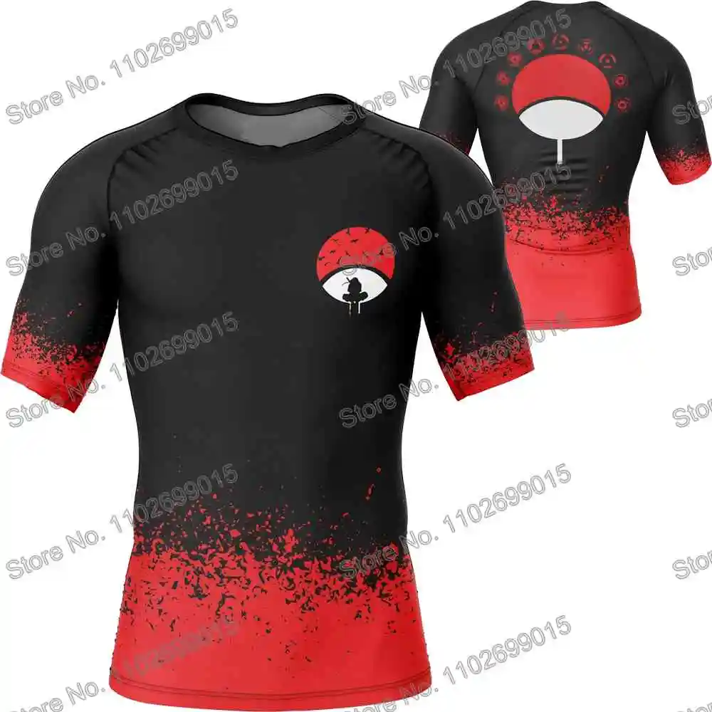 Popular Cartoon Animation Surfing Clothing Men Rash Guard Summer UV Protection Diving Short Sleeve Swimwear UPF 50+ Beach Tights