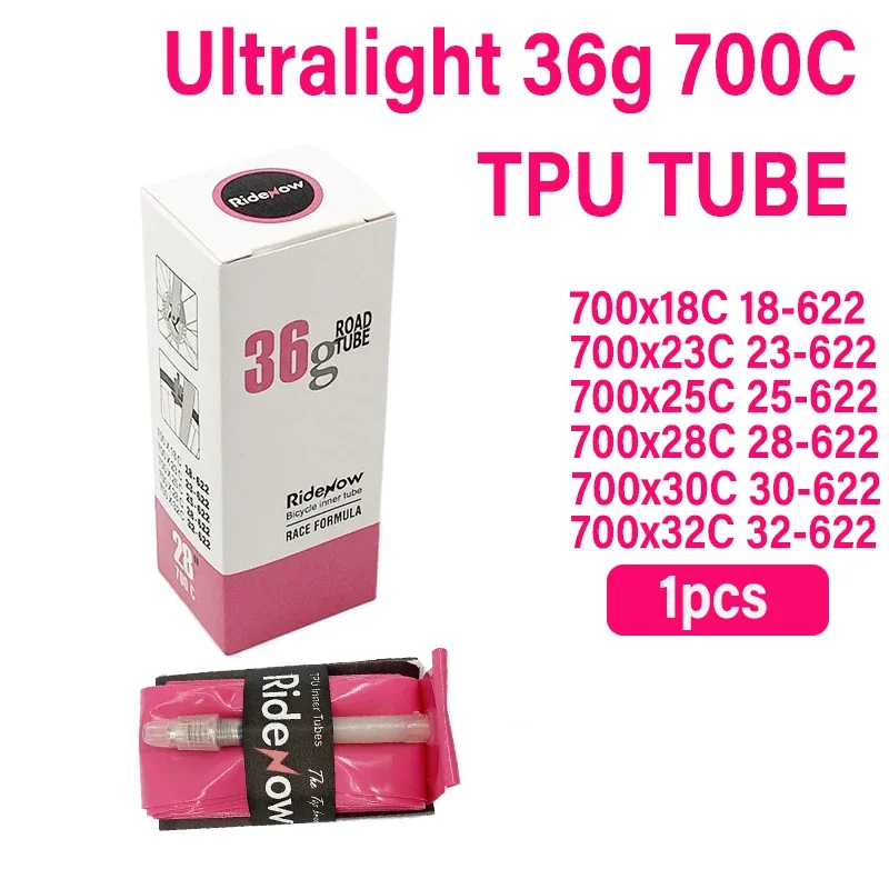 Ultralight TPU Inner Tube for Road and Gravel Bikes with French Valve