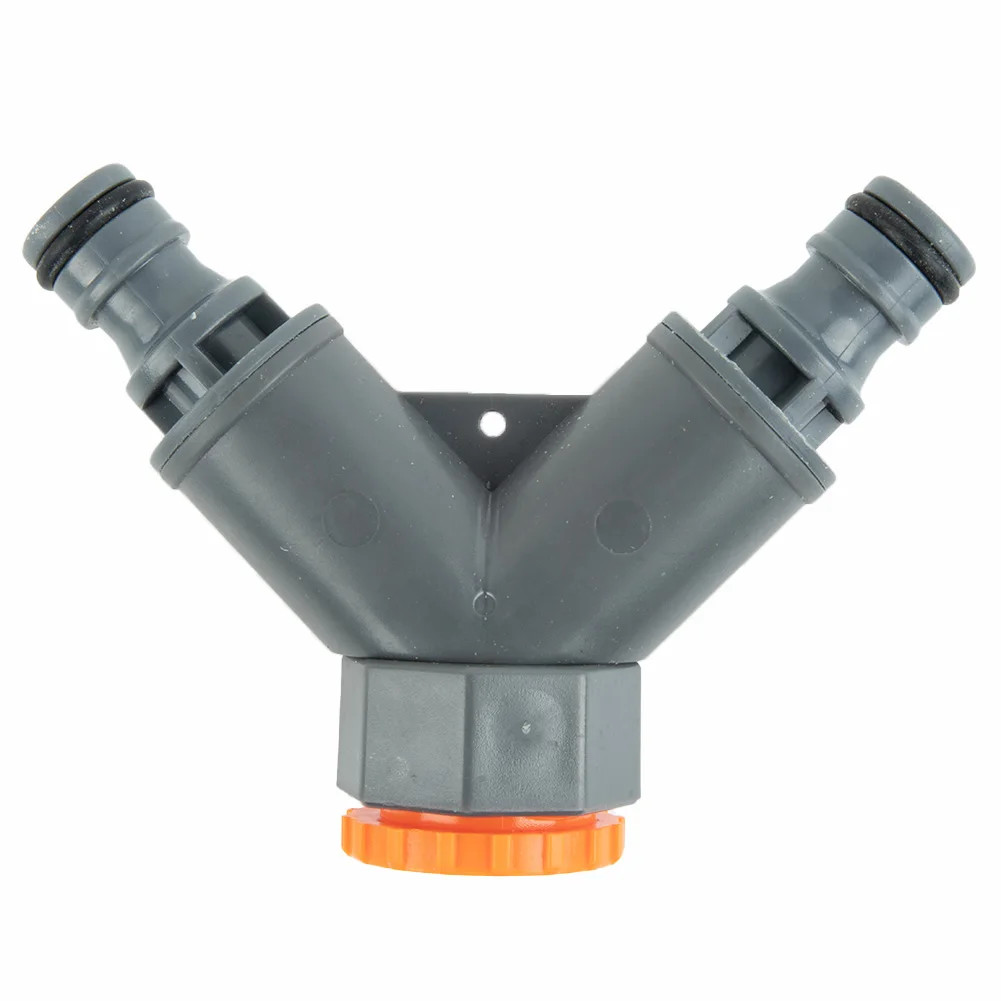 

1/2inch 3/4inch Garden Tap Hose Connectors Quick Connector ABS Black On-off Valve Plastic Y Type Washing Machine