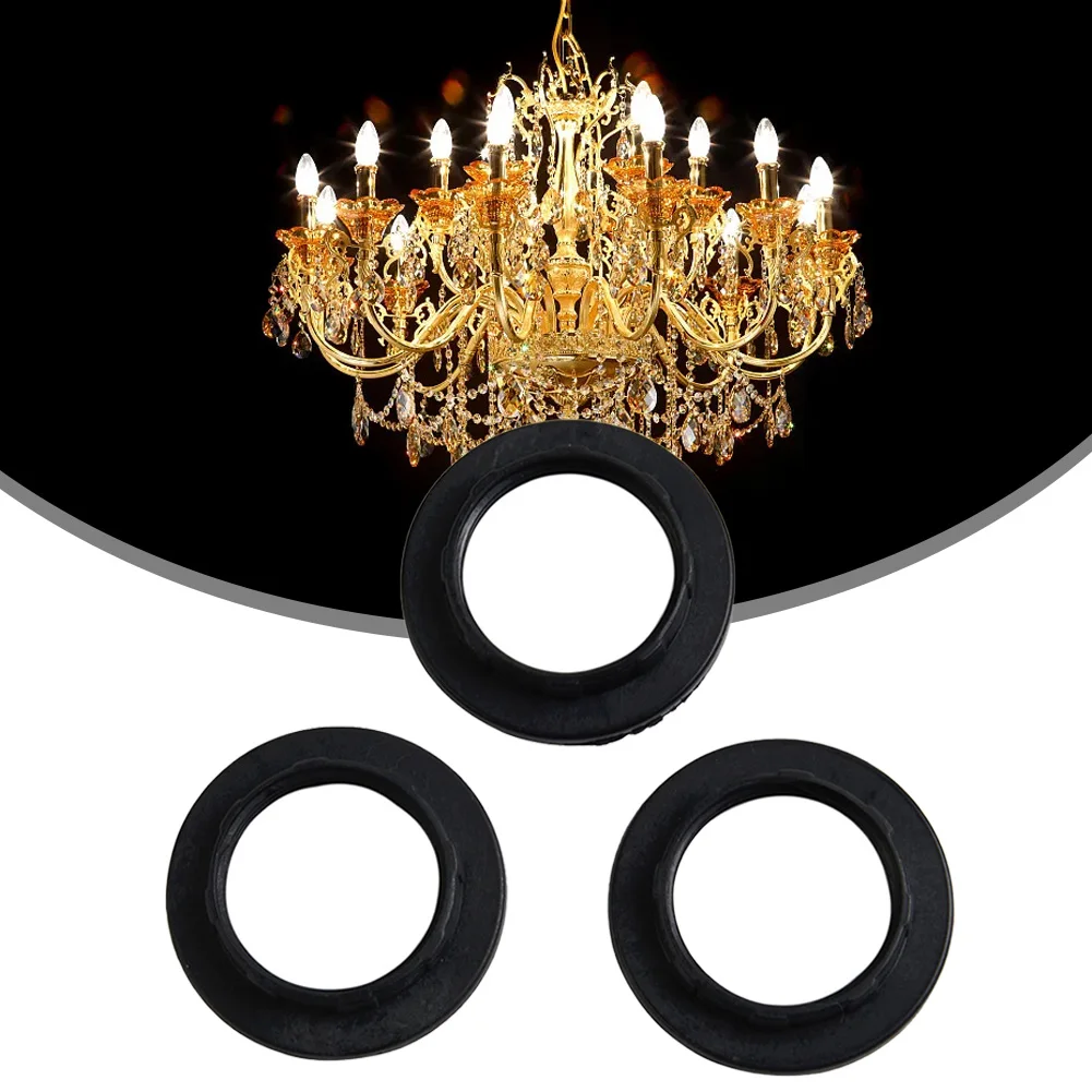 Lampen schirm Ring aufrüsten Sie Ihre Lampen mit langlebigen e14 Kunststoff Lampen schirm Kragen Ring Faden Lampe Licht Schatten halter 3er-Set – Detail 29