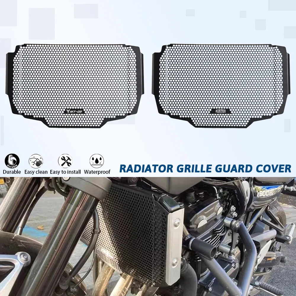 

Motor FOR YAMAHA MT-09/TRACER 9/MT-09 SP/XSR 900/TRACER 9 GT 2021 2022 2023 Water Tank Radiator Guard Grille Cover Protection