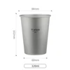 1pc Tiartisan Beer Mug Pure Coffee Mug Single Wall Kitchen Drinkware Kids Beer Milk Water Cup 320ml Camping Tableware 6