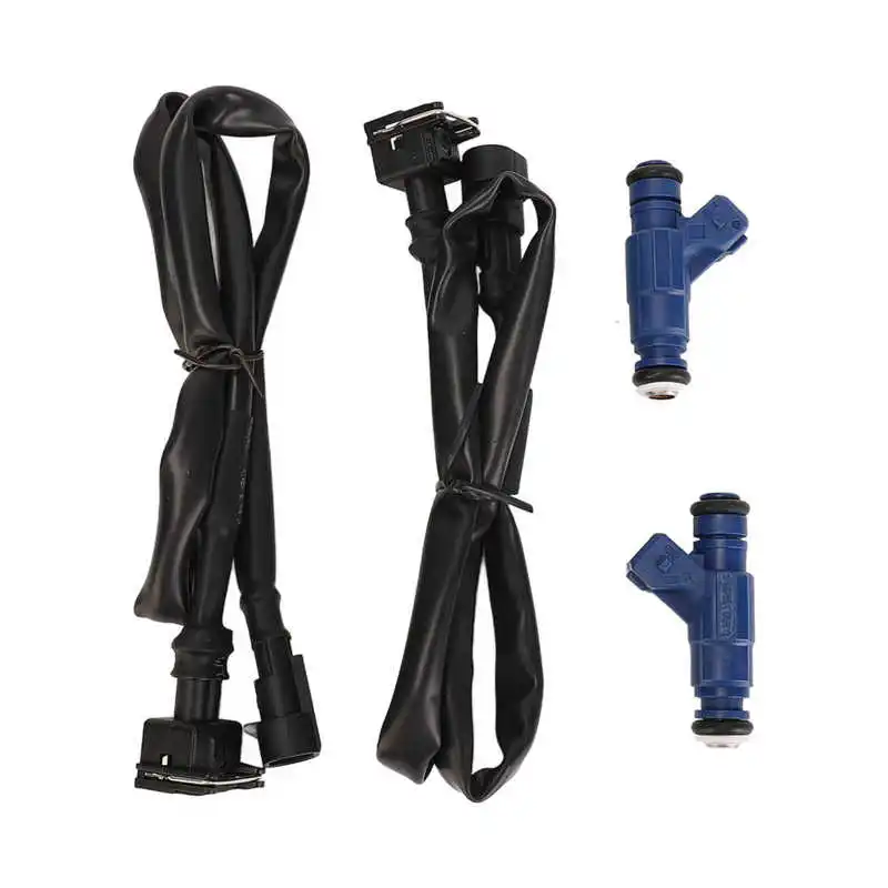 Fuel Injector Set with Pigtail Harness 1202863 Replacement for Polaris