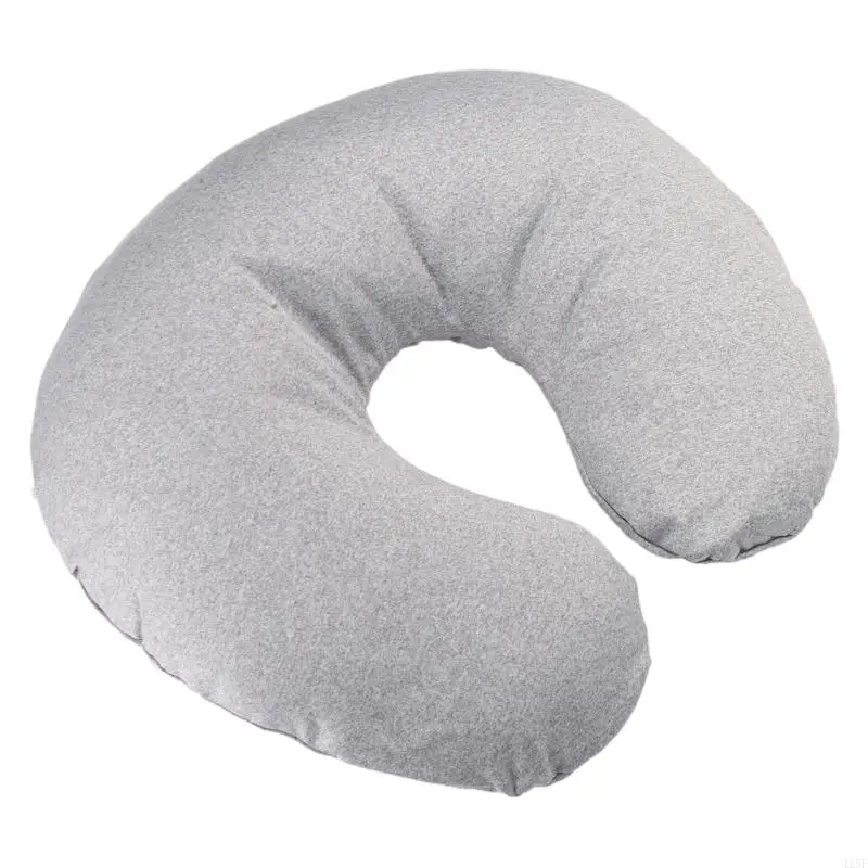 Baby Essential Head Support Cushion Pillow with Detachable Pillowcase Soft Pillow for Breastfeeding 425F