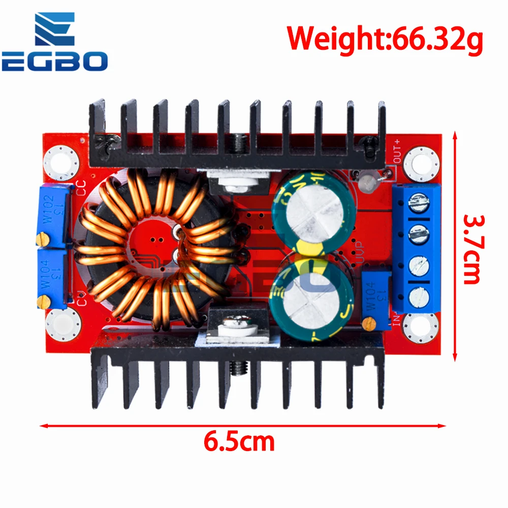 DC DC CC CV 벅 부스트 컨버터 9-35  1-35V 80W 벅 부스터 DC 스텝 다운 스텝 업 어댑터 모듈 가변 전압 레귤레이터