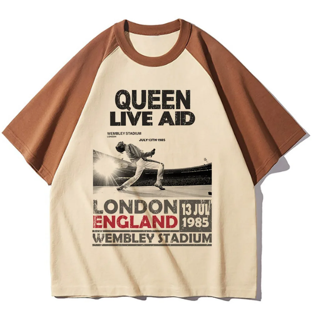 Queen top women modern style pattern manga tshirt girl comic