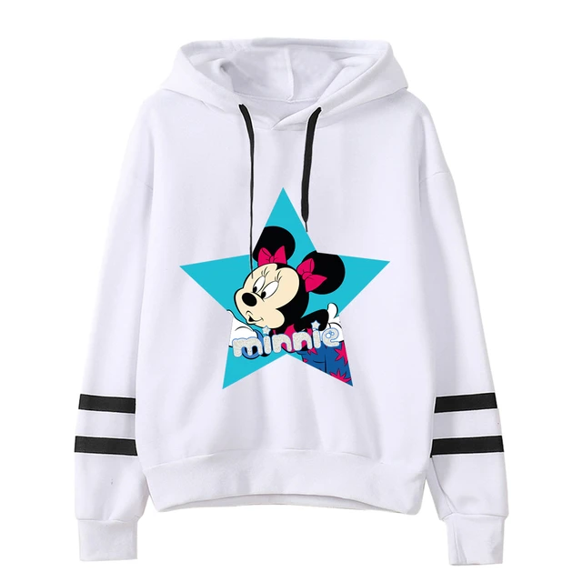 Sudadera con capucha de Disney para mujer, sudadera informal con estampado  de Mickey, ropa de calle de manga larga a la moda, Otoño e Invierno -  AliExpress