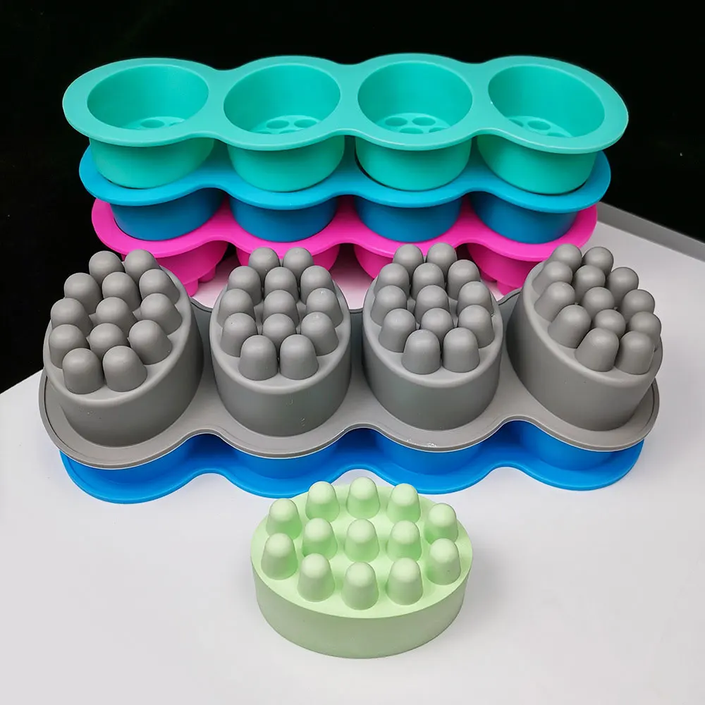 EBTOOLS Moule De Fabrication De Savon De Silicone 6 Grilles Bricolage