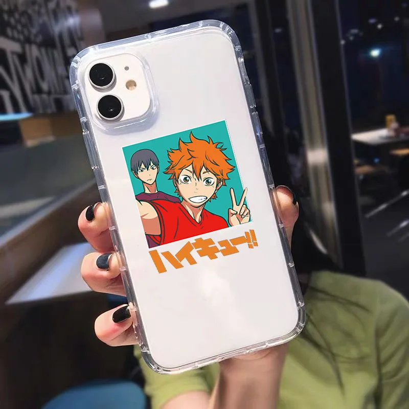 Giorno Haikyuu Wiki Manga Case for iPhone Silicone Cubre Anime