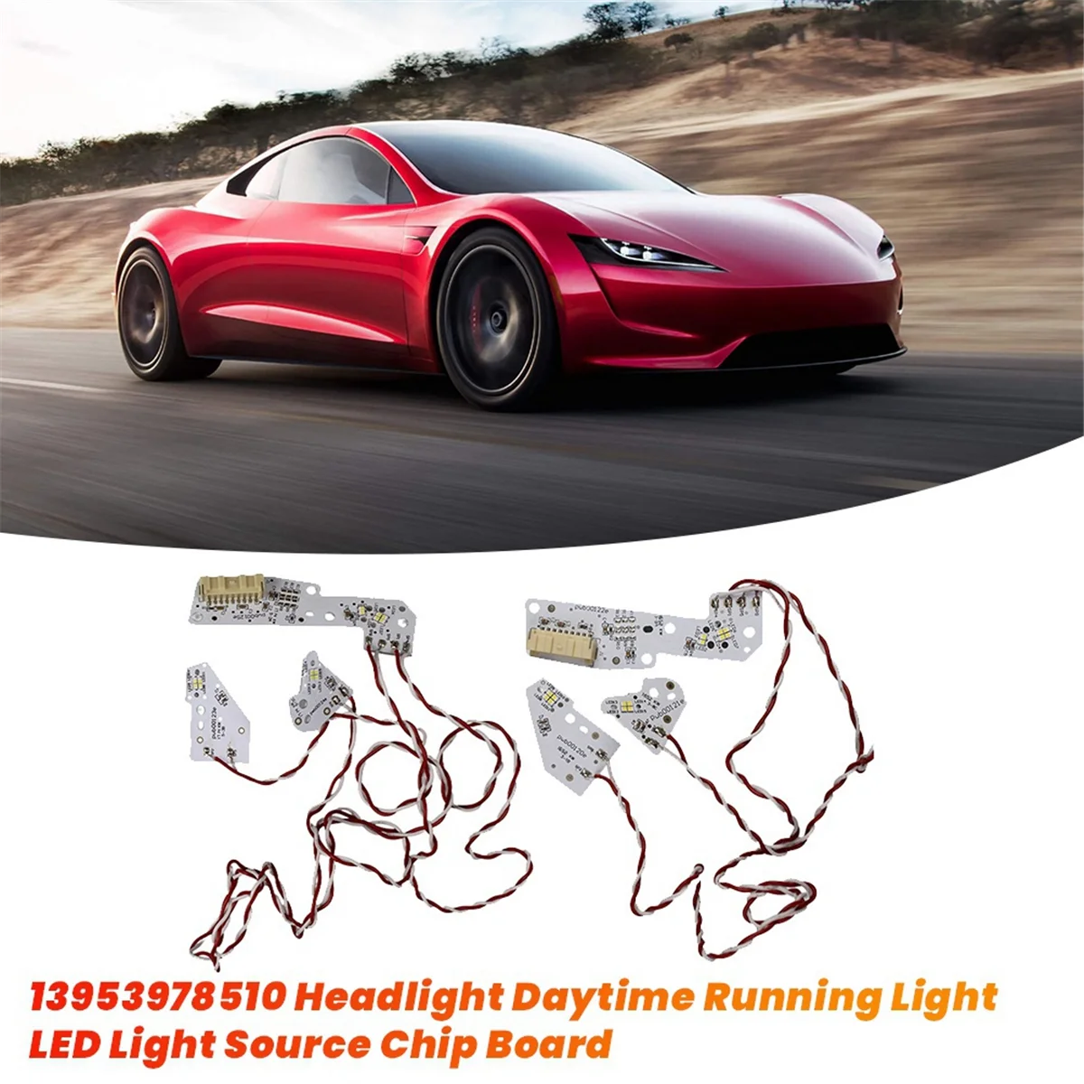 13953978510 Car Headlight Daytime Running Light LED Board for Model S Turn Signal Chip Module Right
