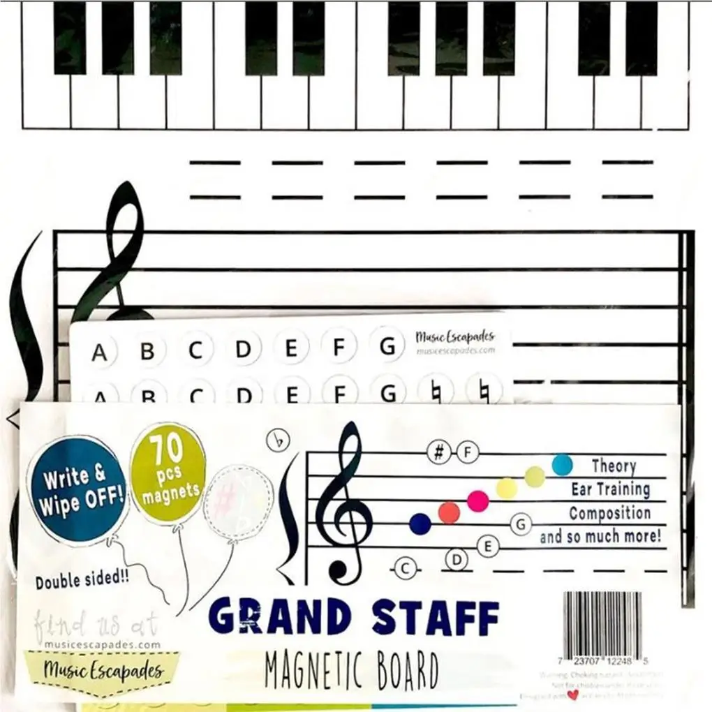 Reading Boards Teaching Prop Classroom Accessories Space Saving Music Teach Supplies Compact Size Fine Workmanship Long-lasting