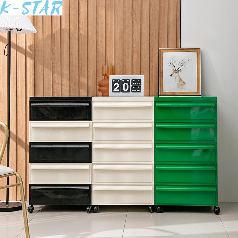 Mid-Ancient Silent Style Bedside Table Ins Mobile Storage Cabinet Minimalist Creative Small Cabinet Mini Simple Side New