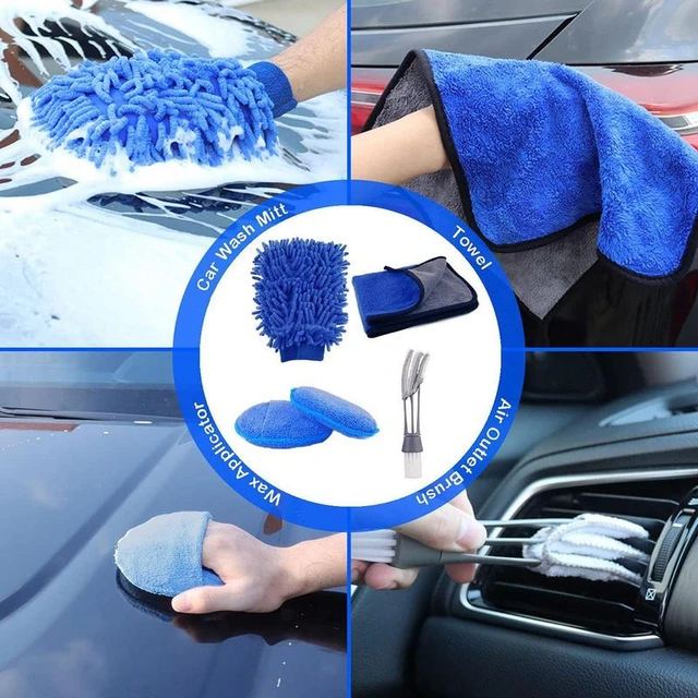 Car Detailing Brush Set, Cleaning Tools Auto Detailing Drill Brush Set Car  Wash