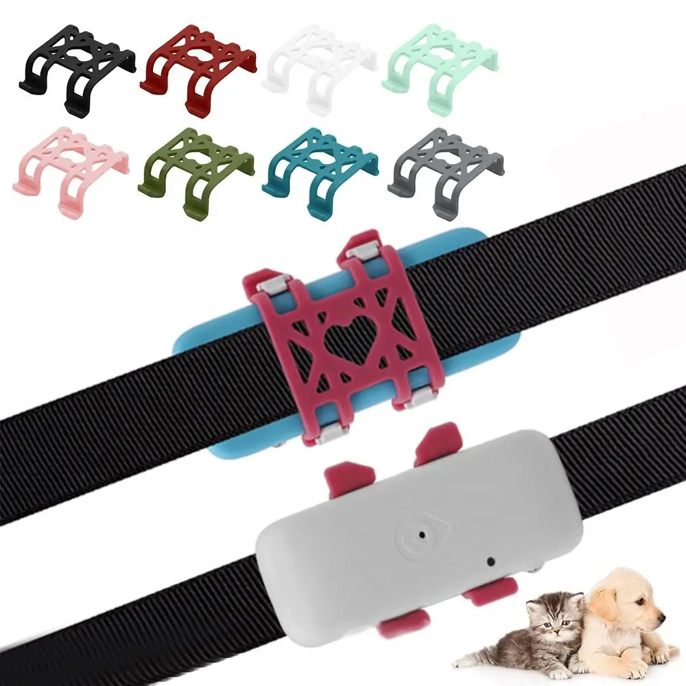 Mini Pet Tracker Silicone Clip Easy to Install Anti-slip Pet Anti-lost Positioning Clip bluetooth tracker smart tracker For GPS TK911SA