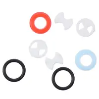 1 ชุดปกติสีแดงทองแดงวาล์ว Core เซรามิคเซรามิคชิปชุดรอบเย็นและร้อนก๊อกน้ําอุปกรณ์เสริมบ้าน 3