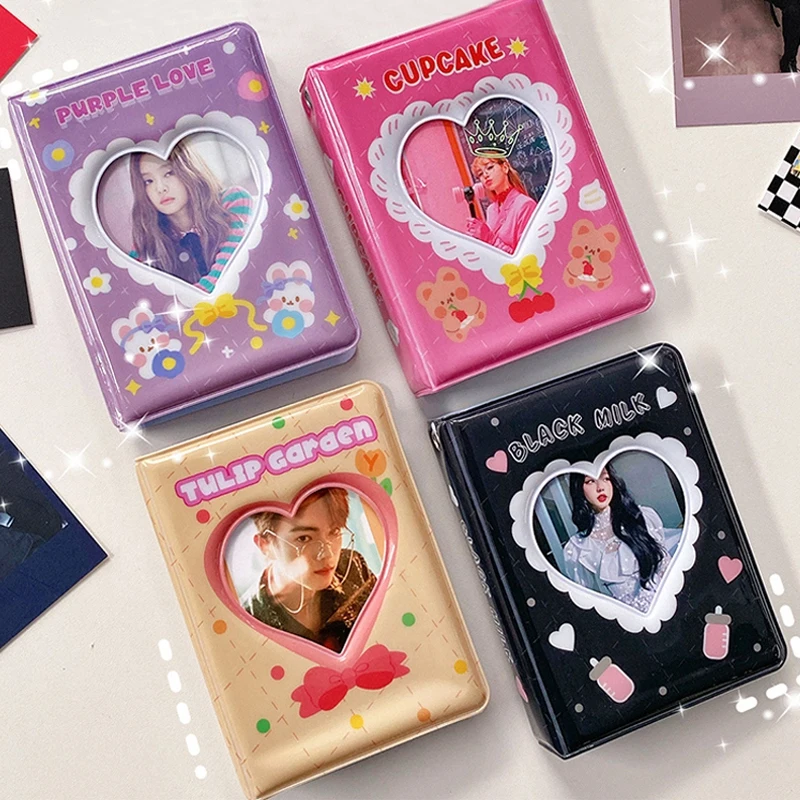 

32/40 Pockets Cute Cow Pattern Photocard Holder Note Holder Album Storage Collect Book