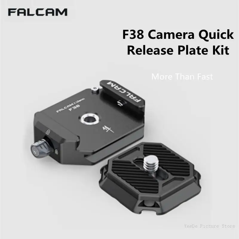 FALCAM F38 DSLR 카메라 퀵 릴리스 플레이트 키트, Arca Swiss 퀵 스위치 클램프, 싱글 단추 릴리스 삼각대 슬라이더 마운트 어댑터