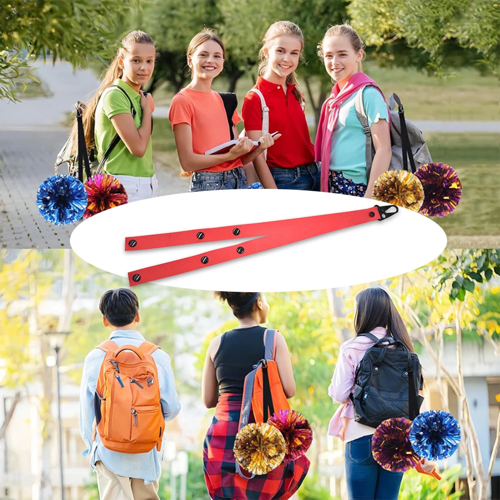 Pom Pom Holder Straps for Poms Cheer Bow Holder Cheer for Cheerleaders