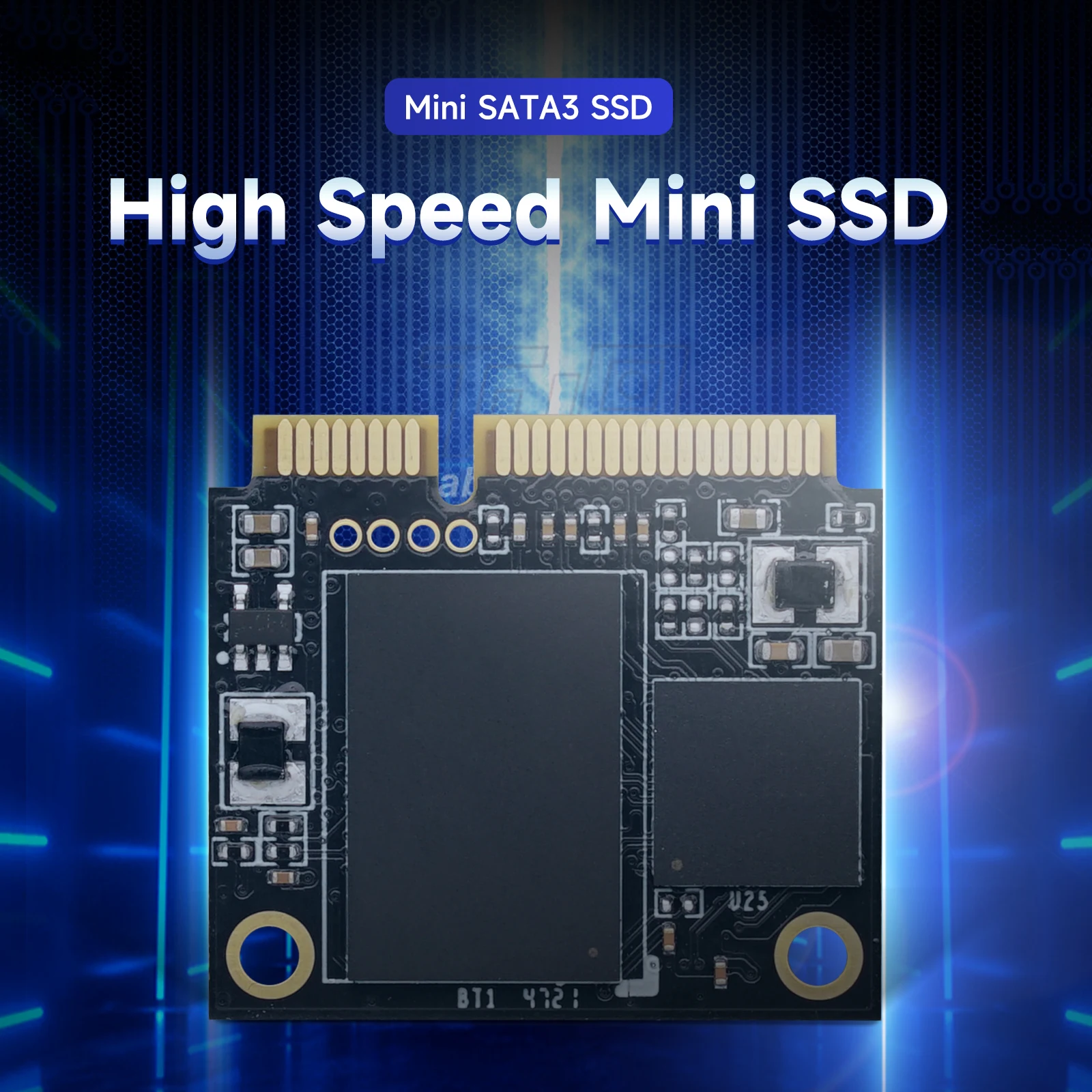 KingSpec (MSH-256) 256GB Half Size mSATA MINI PCI-E MLC SSD (Upgrade  Controller) : Electronics 
