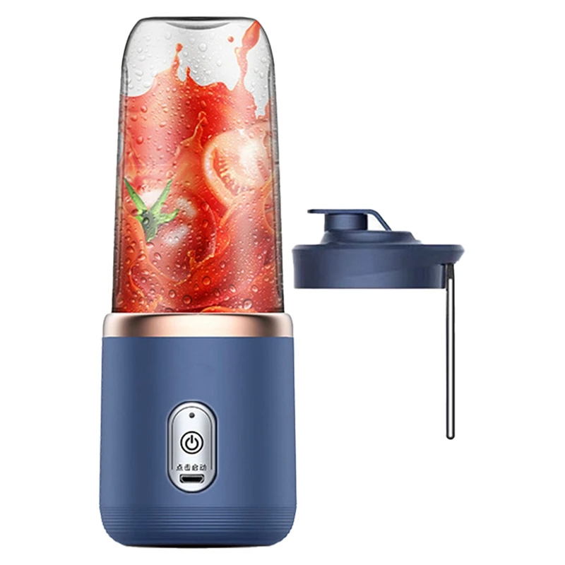 

6 Blades Portable Blender Fruit Blender Automatic USB Smoothie Blender Ice Crush Cup Mini Electric Blender