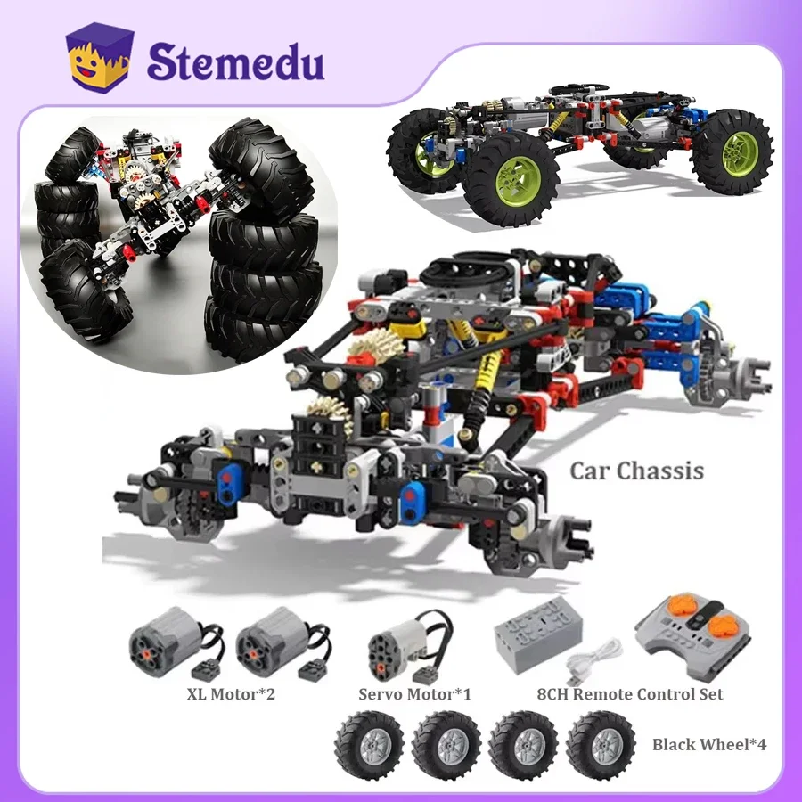 Voiture RC 4x4 Tout Terrain - Châssis & Pièces de Rechange