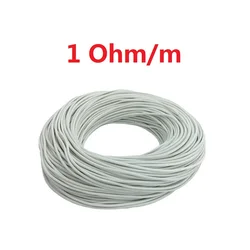 Versatile Silicone Rubber Heating Cable for Electric Applications (1 Ohm)