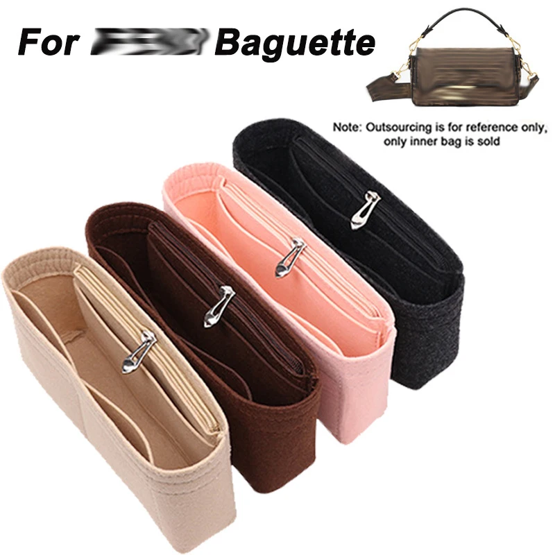 Felt Insert Bag Organizer Makeup Organizers Liner For Brand Women's Handbags Baguette And Cosmetic Bags makeup organizer
