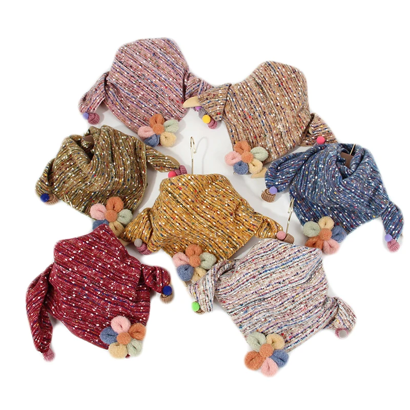 

New Spring Cotton Baby Triangle Scarf Fashion Autumn Winter Infant Girls Bibs Scarf Baby Boy Casual Scarves Toddler Burp Cloth