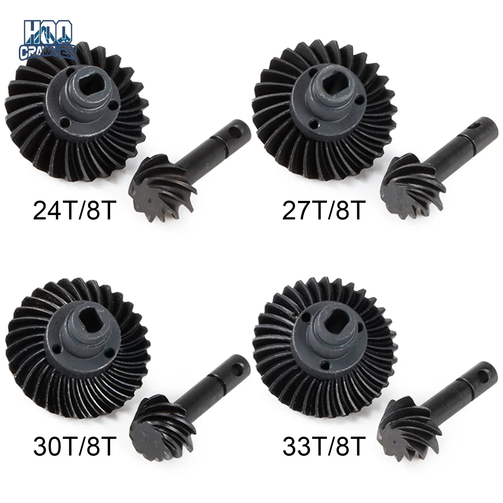 Helical Bevel Gear Set with Overdrive and Underdrive Options