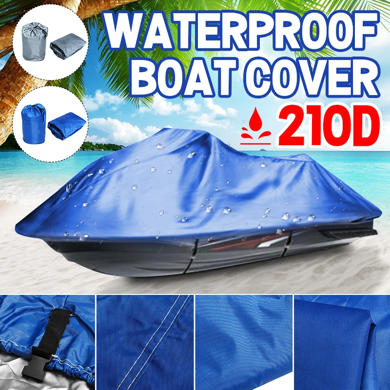 420x300cm 210D Waterproof Dustproof Sunscreen Jet Ski Watercraft Boat Cover For Yamaha WaveRunner EXR/VX Cruiser Sea Doo GTI