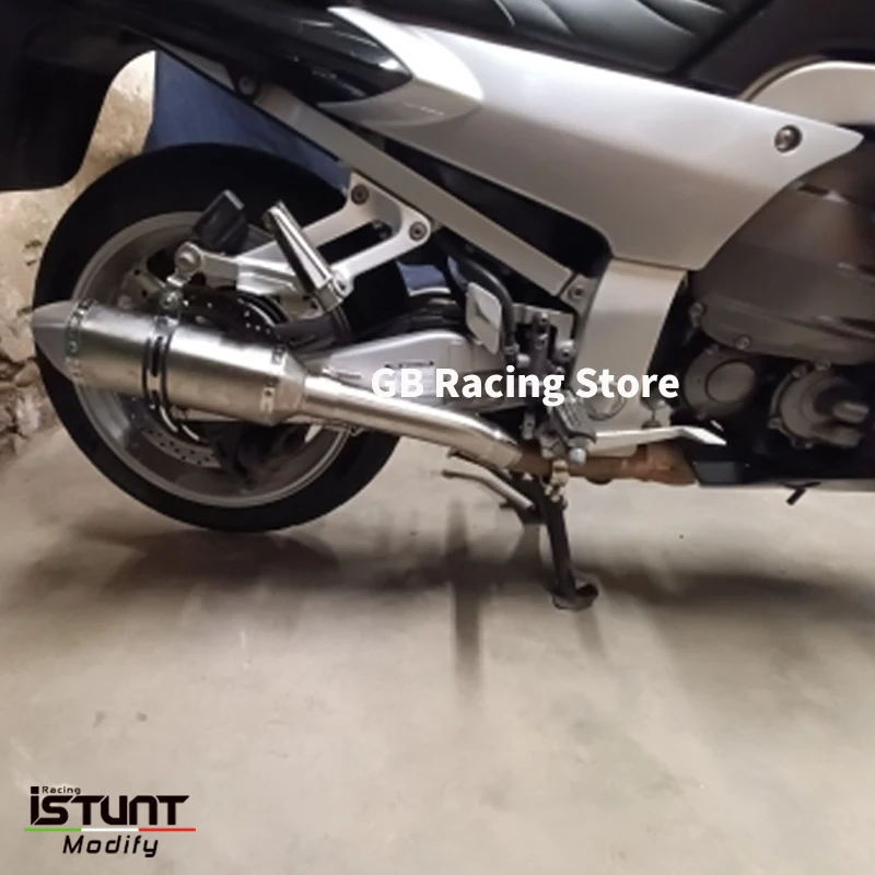 Motorcycle Exhaust Muffler With Mid Link Pipe DB Killer Slip For Yamaha FJR 1300 2001 - 2022 2023 FJR1300 FJR 1300 Escape Moto - Image 2