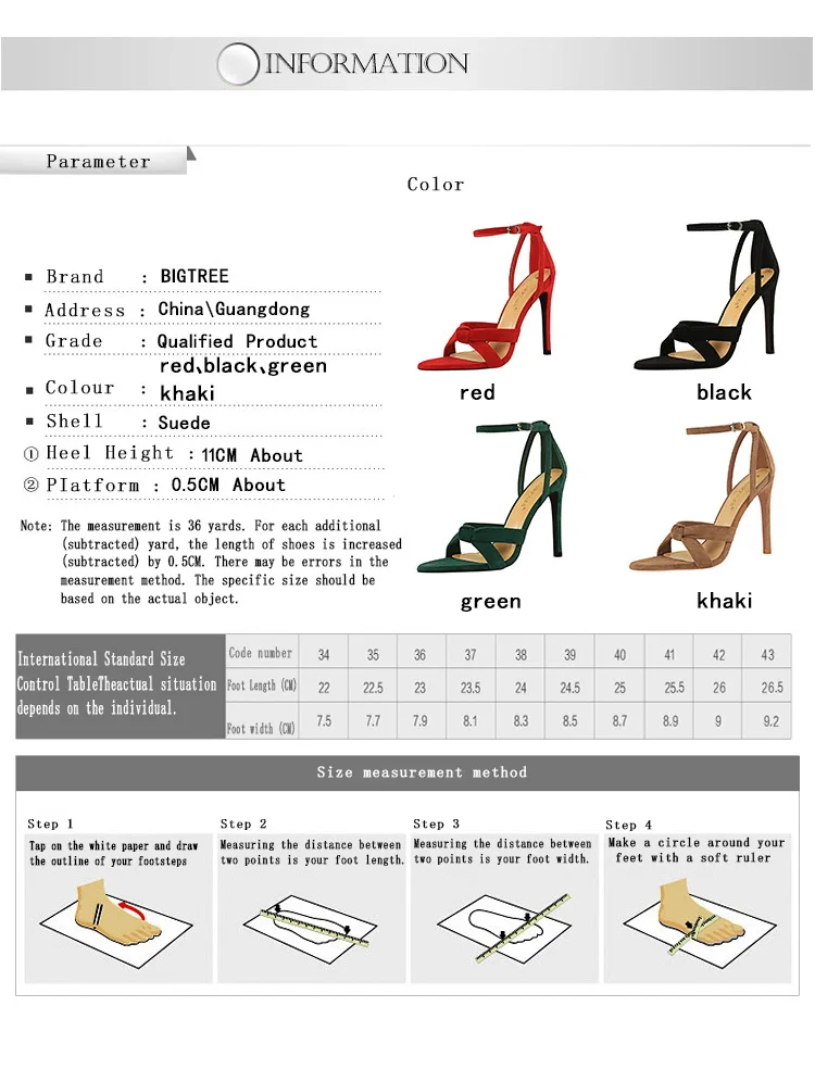 Shoes Women 11cm High Heeled Sandals Ladies Shoes Summer Stilettos Women Sandals Suede Woman Pumps High Heels New