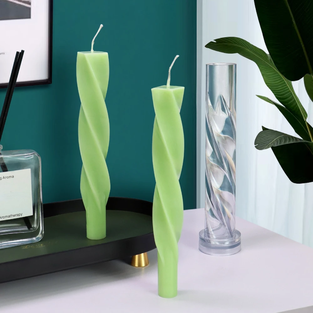 Geometry-Spiral-Cylinder-Aromatherapy-Candle-Plastics-Molds-Line ...