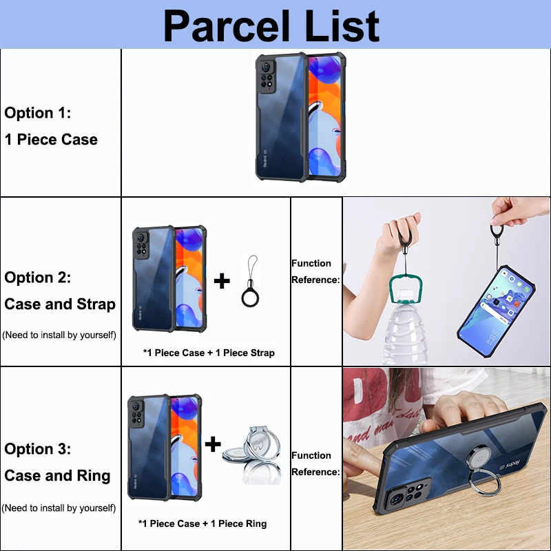 Xundd ̽ 11  5G ̽ Shockproof  Redmi Note11 S Pro ̽ Funda Coque