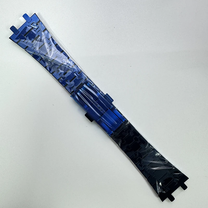 VK63 Gehäuse 41 mm hochwertiges 316L Edelstahl PVD blaues Saphirglas Uhrengehäuse passend für VK63 Quarzwerk Uhrenzubehör – Detail 14