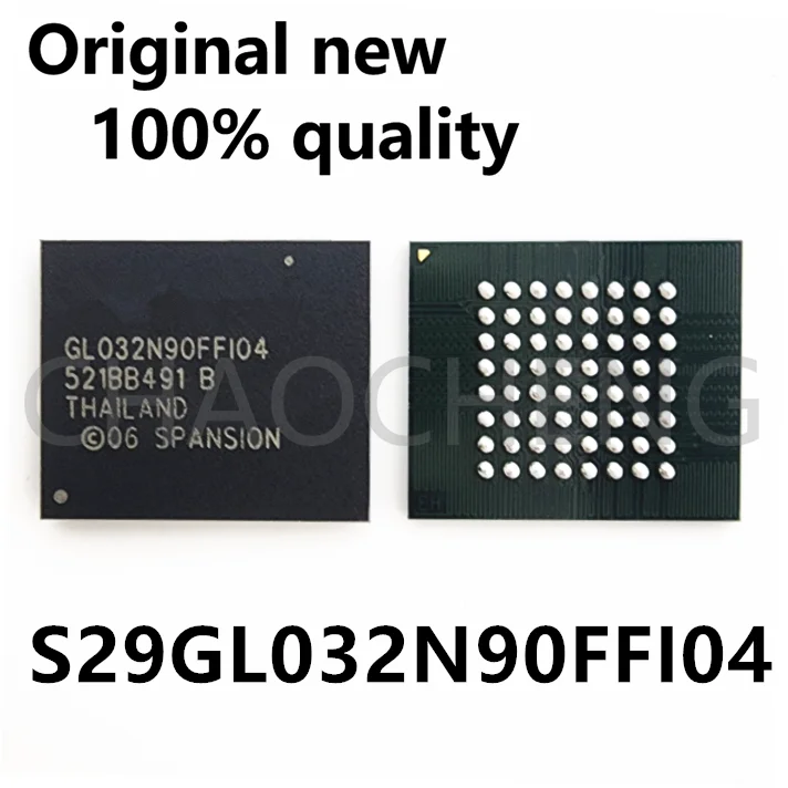 

(1-2 шт.) 100% Новый оригинальный чипсет S29GL032N90FFI04 BGA